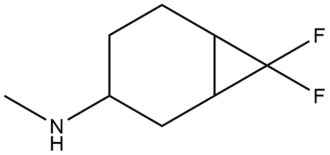 7,7-difluoro-N-methylbicyclo[4.1.0]heptan-3-amine Structure