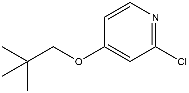 2-Chloro-4-(2,2-dimethylpropoxy)pyridine Structure