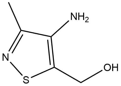 (4-amino-3-methylisothiazol-5-yl)methanol 结构式