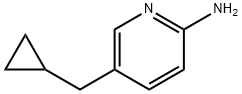 5-(Cyclopropylmethyl)-2-pyridinamine Struktur