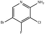 2-Pyridinamine, 5-bromo-3-chloro-4-fluoro- Struktur