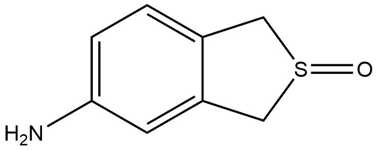 5-Amino-1,3-dihydrobenzo[c]thiophene 2-oxide Struktur