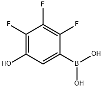 Boronic acid, B-?(2,?3,?4-?trifluoro-?5-?hydroxyphenyl)?- Struktur