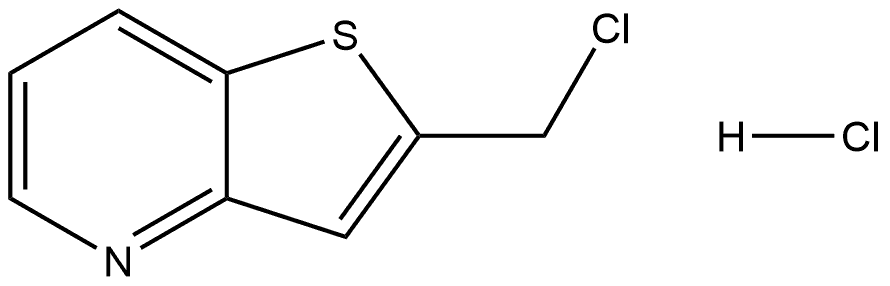 2-(Chloromethyl)thieno[3,2-b]pyridine hydrochloride Structure