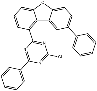 1,3,5-Triazine, 2-chloro-4-phenyl-6-(8-phenyl-1-dibenzofuranyl)-|
