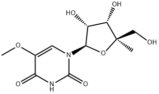 4'-C-Methyl-5-methoxyuridine 结构式