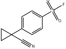 4-?(1-?cyanocyclopropyl)?-Benzenesulfonyl fluoride Struktur