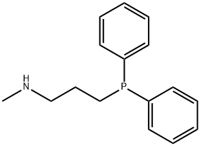 1-Propanamine, 3-(diphenylphosphino)-N-methyl- Struktur
