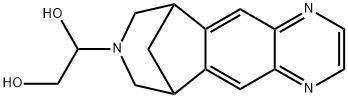 1,2-Ethanediol, 1-(6,7,9,10-tetrahydro-6,10-methano-8H-pyrazino[2,3-h][3]benzazepin-8-yl)- Structure