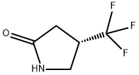 (4S)-4-(trifluoromethyl)pyrrolidin-2-one Struktur