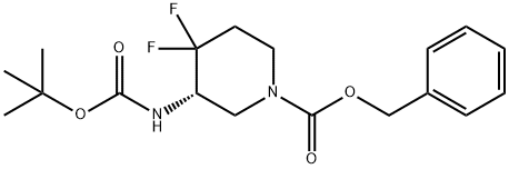 2306246-23-9 tert-butyl (S)-1-((benzyloxy)carbonyl)-4,4-difluoropiperidin-3-ylcarbamate