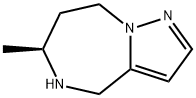 4H-Pyrazolo[1,5-a][1,4]diazepine, 5,6,7,8-tetrahydro-6-methyl-, (6S)- Structure