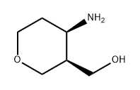 2H-Pyran-3-methanol, 4-aminotetrahydro-, (3S,4R)-,2306249-08-9,结构式