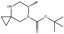 (S)-6-甲基-4,7-二氮杂螺[2.5]辛烷-7-甲酸叔丁酯, 2306253-77-8, 结构式