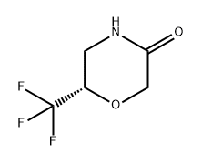 3-Morpholinone, 6-(trifluoromethyl)-, (6S)- Structure