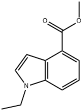 methyl 1-ethylindole-4-carboxylate Structure