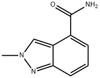 2-methylindazole-4-carboxamide Struktur