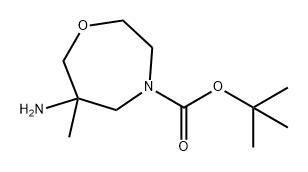 1,4-Oxazepine-4(5H)-carboxylic acid, 6-aminotetrahydro-6-methyl-, 1,1-dimethylethyl ester|4-BOC-6-甲基-1,4-氧氮杂环庚烷-6-胺