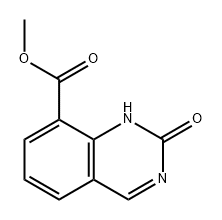 8-Quinazolinecarboxylic acid, 1,2-dihydro-2-oxo-, methyl ester,2306273-30-1,结构式