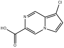 8-Chloropyrrolo[1,2-a]pyrazine-3-carboxylic acid Struktur