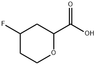 2H-Pyran-2-carboxylic acid, 4-fluorotetrahydro-,2306277-35-8,结构式