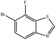 Benzothiazole, 6-bromo-7-fluoro- Struktur