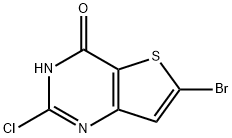 6-溴-2-氯噻吩并[3,2-D]嘧啶-4(1H)-酮,2306449-57-8,结构式