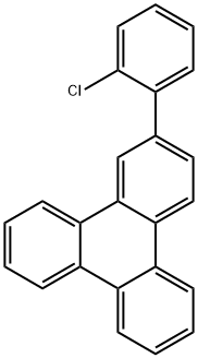 Triphenylene, 2-(2-chlorophenyl)- Struktur
