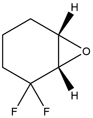 (1S,6S)-2,2-difluoro-7-oxabicyclo[4.1.0]heptane Structure