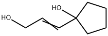Cyclopentanol, 1-(3-hydroxy-1-propen-1-yl)- 化学構造式