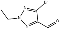 2H-1,2,3-Triazole-4-carboxaldehyde, 5-bromo-2-ethyl- Struktur