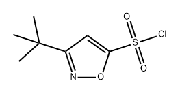 5-Isoxazolesulfonyl chloride, 3-(1,1-dimethylethyl)- Structure