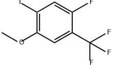 1-fluoro-5-iodo-4-methoxy-2-(trifluoromethyl)benzene Structure