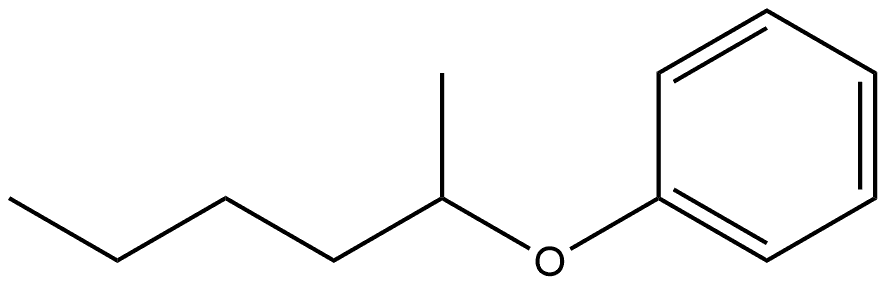 [(1-Methylpentyl)oxy]benzene 结构式