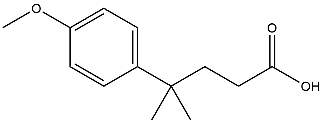 Benzenebutanoic acid, 4-methoxy-γ,γ-dimethyl-