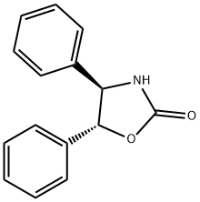 2-Oxazolidinone, 4,5-diphenyl-, (4R,5R)- Structure
