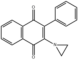 2-(Aziridin-1-yl)-3-phenylnaphthalene-1,4-dione Struktur