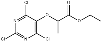 2-[(2,4,6-三氯-5-嘧啶基)氧基]丙酸乙酯,2322528-57-2,结构式
