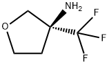 S-3-三氟甲基四氢呋喃-3-胺, 2322589-38-6, 结构式