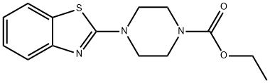 1-Piperazinecarboxylic acid, 4-(2-benzothiazolyl)-, ethyl ester