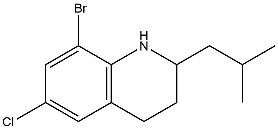 2322878-72-6 8-bromo-6-chloro-2-isobutyl-1,2,3,4-tetrahydroquinoline