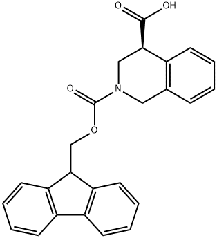 2,4(1H)-Isoquinolinedicarboxylic acid, 3,4-dihydro-, 2-(9H-fluoren-9-ylmethyl) ester, (4S)- Structure