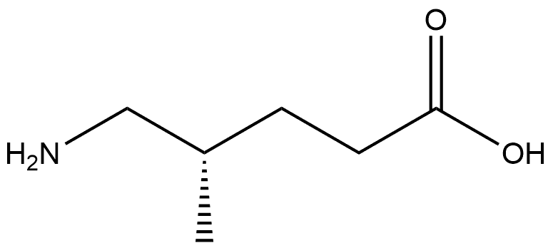 (S)-5-amino-4-methylpentanoic acid Struktur