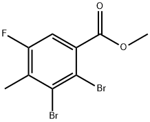 2,3-二溴-5-氟-4-甲基苯甲酸甲酯, 2324177-95-7, 结构式
