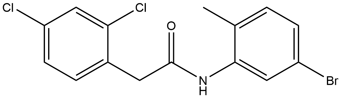 N-(5-Bromo-2-methylphenyl)-2,4-dichlorobenzeneacetamide Structure