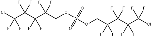1-Pentanol, 5-chloro-2,2,3,3,4,4,5,5-octafluoro-, sulfate (2:1) (9CI) Struktur