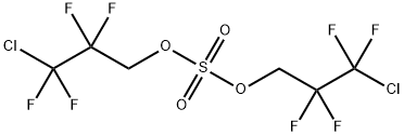 1-Propanol, 3-chloro-2,2,3,3-tetrafluoro-, sulfate (2:1) (9CI) Structure