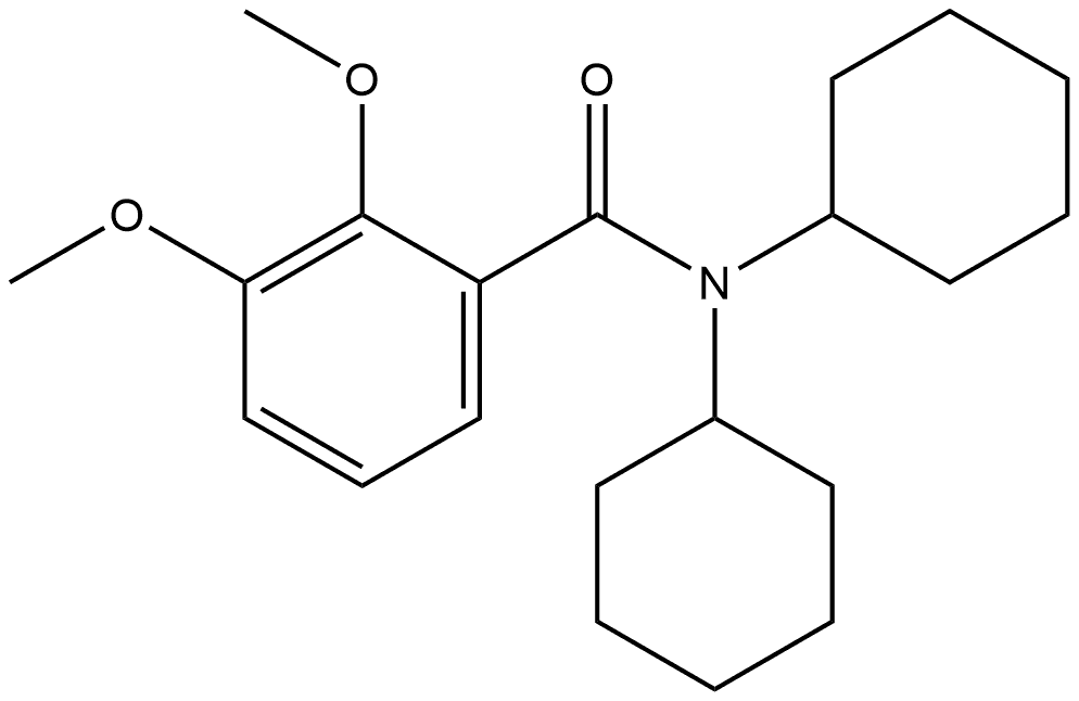 N,N-Dicyclohexyl-2,3-dimethoxybenzamide,2327000-74-6,结构式