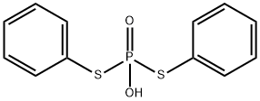 ホスホロジチオ酸S,S-ジフェニル 化学構造式