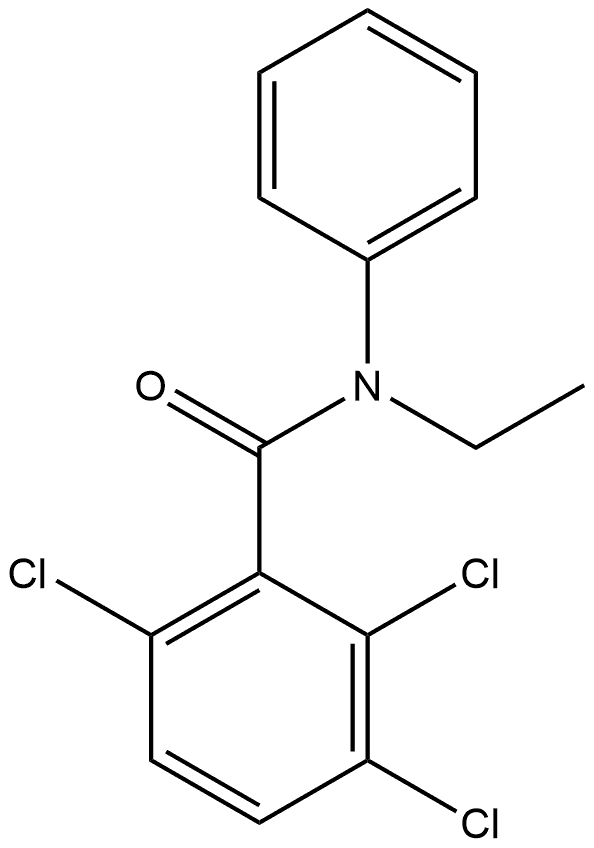 2,3,6-Trichloro-N-ethyl-N-phenylbenzamide Structure